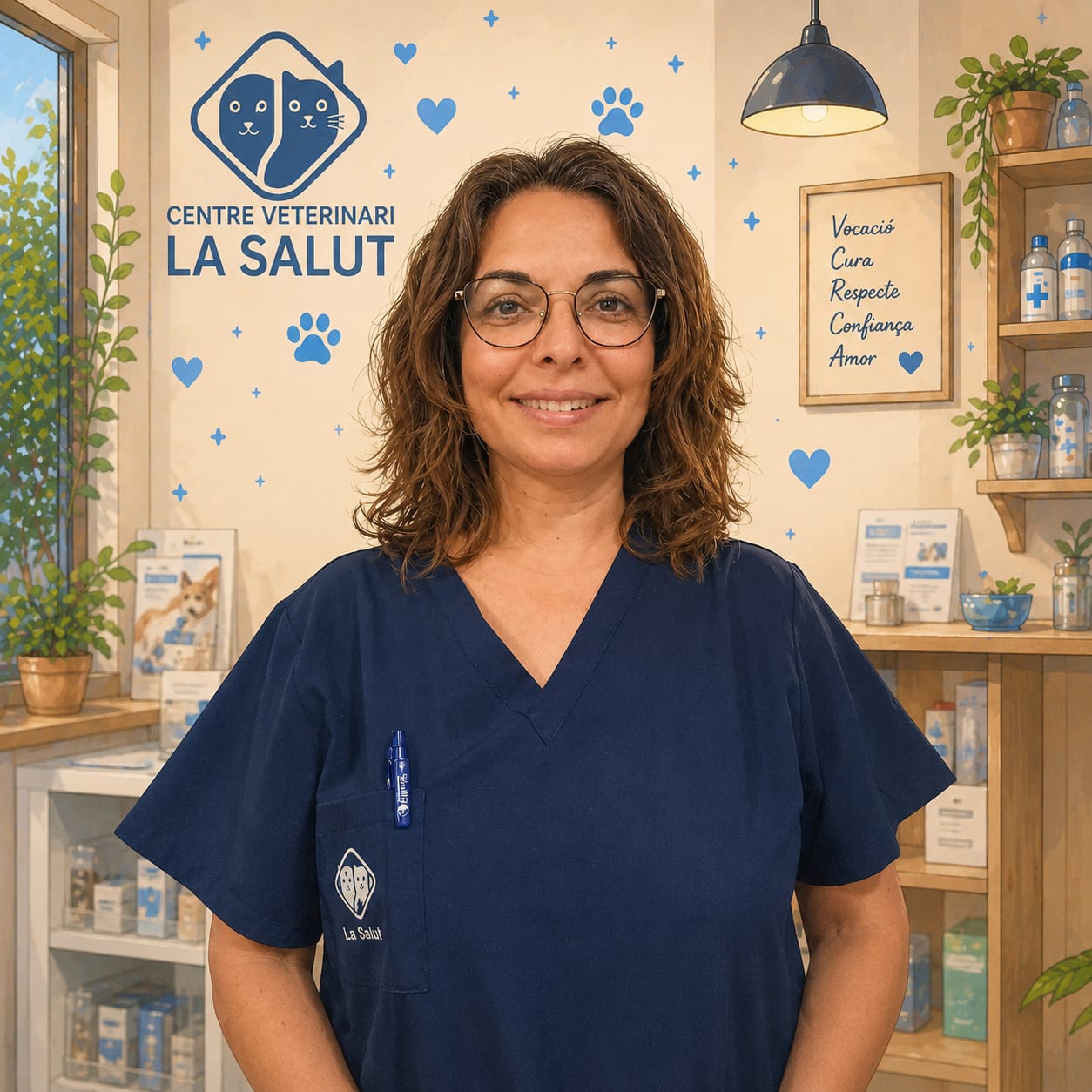 Retrat professional de la Marta al Centre Veterinari La Salut
